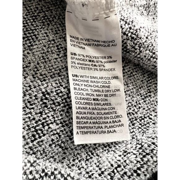 Chico's womens size 2  tunic soft knit jacquard mock neck houndstooth - Picture 11 of 11